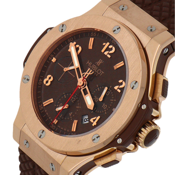 Reloj Hublot para caballero modelo Big Bang caja en oro rosa 18 kilates.