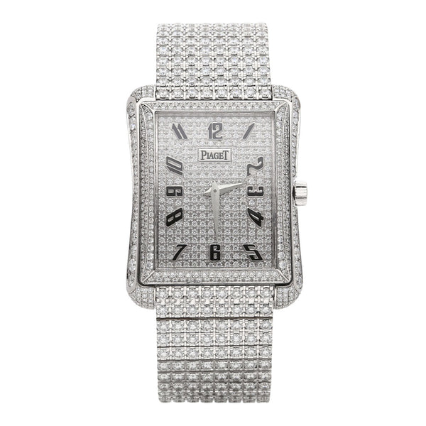 Reloj Piaget para caballero modelo Emperador en oro blanco 18 kilates.