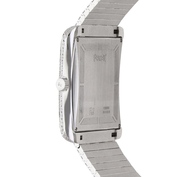 Reloj Piaget para caballero modelo Emperador en oro blanco 18 kilates.