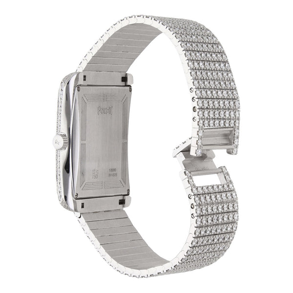 Reloj Piaget para caballero modelo Emperador en oro blanco 18 kilates.