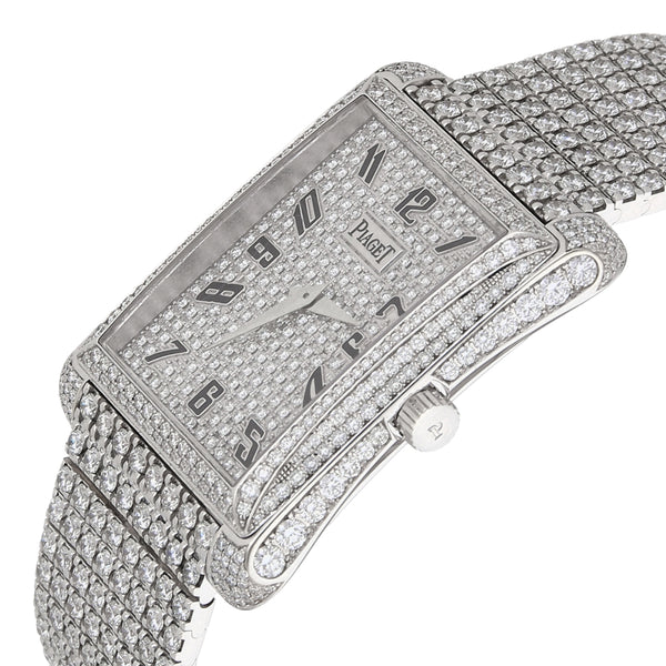 Reloj Piaget para caballero modelo Emperador en oro blanco 18 kilates.