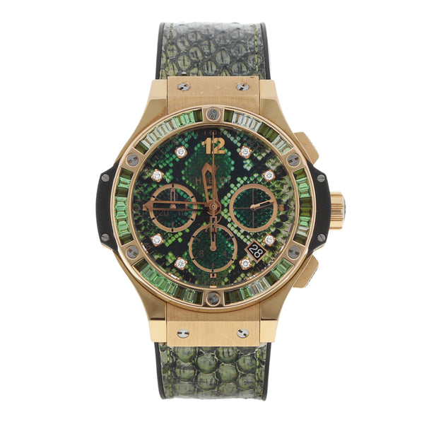 Reloj Hublot para caballero modelo Big Bang Boa caja en oro amarillo 18 kilates.