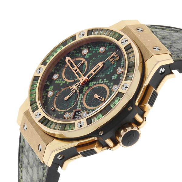 Reloj Hublot para caballero modelo Big Bang Boa caja en oro amarillo 18 kilates.