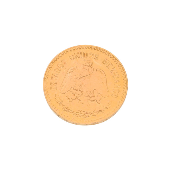 Moneda de diez pesos oro mexicano 21.6 kilates.