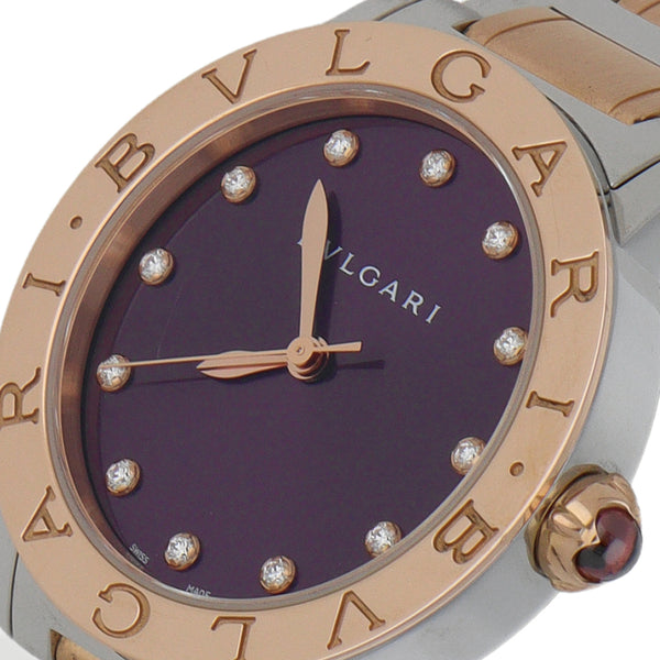 Reloj Bvlgari para dama modelo Bvlgari Bvlgari vistas en oro rosa 18 kilates.