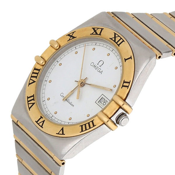 Reloj Omega para caballero modelo Constellation vistas en oro amarillo 18 kilates.