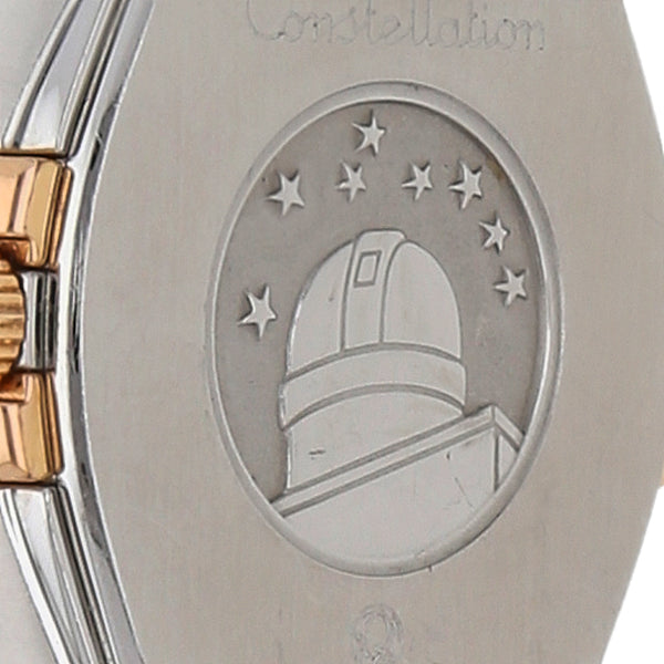 Reloj Omega para dama modelo Constellation vistas en oro amarillo 18 kilates.