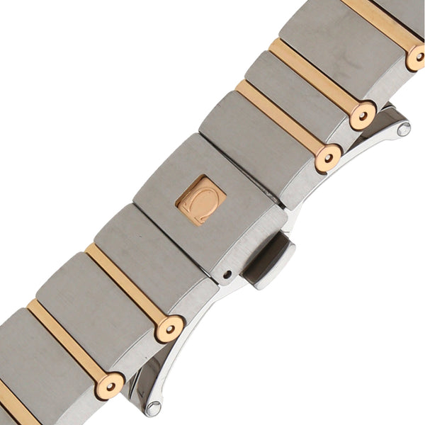 Reloj Omega para dama modelo Constellation vistas en oro amarillo 18 kilates.