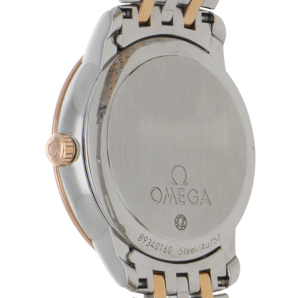 Reloj Omega para dama modelo De Ville vistas en oro rosa 18 kilates.