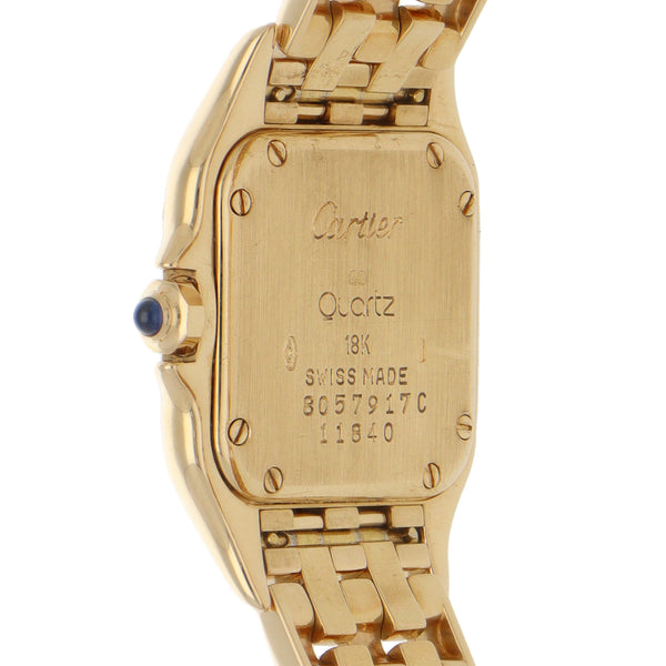 Reloj Cartier para dama modelo Panthere en oro amarillo 18 kilates.