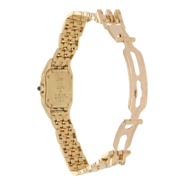 Reloj Cartier para dama modelo Panthere en oro amarillo 18 kilates.