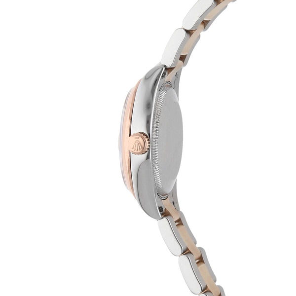 Reloj Rolex para caballero/unisex modelo Oyster Perpetual DateJust vistas en oro rosa 18 kilates.
