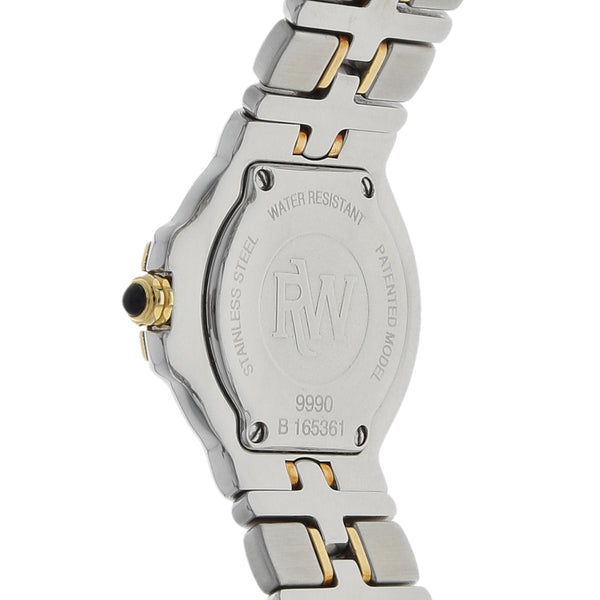 Reloj Raymond Weil para dama modelo Parsifal vistas en oro amarillo 18 kilates.