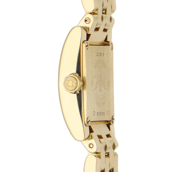 Reloj Longines para dama modelo Dolce Vita en oro amarillo 18 kilates.