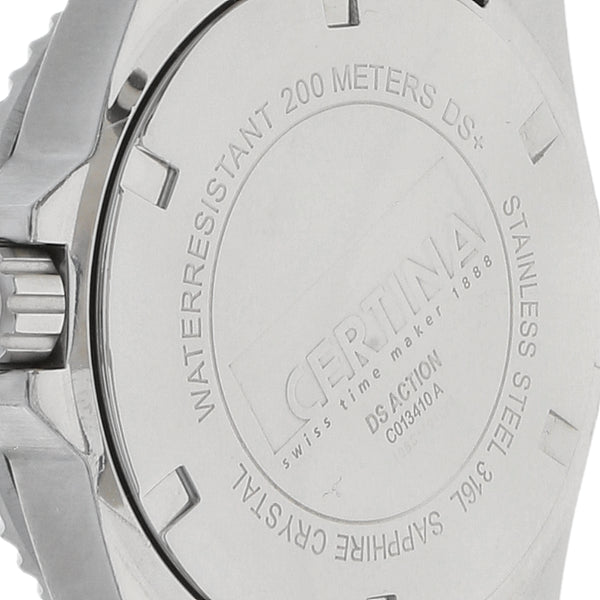 Reloj Certina para caballero en acero inoxidable.