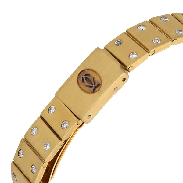 Reloj Cartier para dama modelo Must de Cartier en oro amarillo 18 kilates.