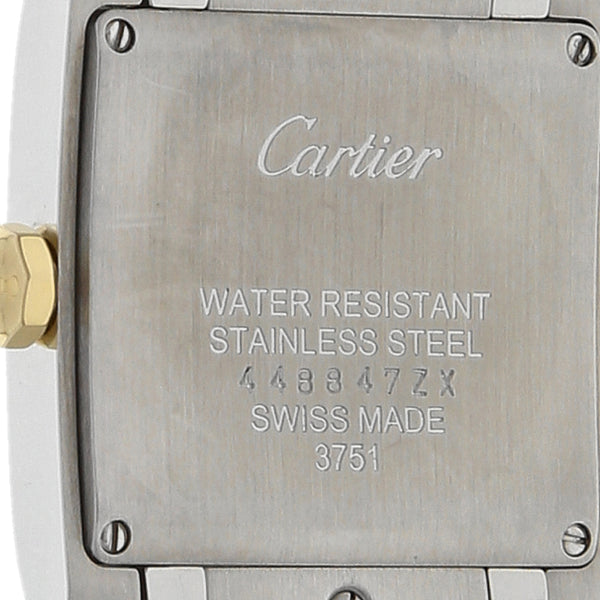 Reloj Cartier para caballero/unisex modelo Tank Francaise vistas en oro amarillo 18 kilates.