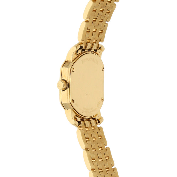 Reloj Tiffany & Co.para dama en oro amarillo 18 kilates.