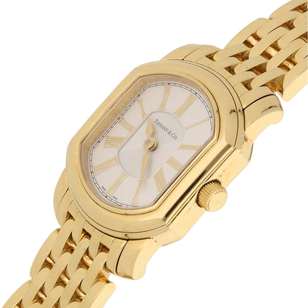 Reloj Tiffany & Co.para dama en oro amarillo 18 kilates.