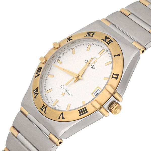 Reloj Omega para caballero modelo Constellation vistas en oro amarillo 18 kilates.