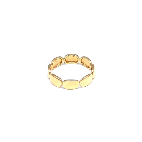 Anillo diseño especial en oro amarillo 14 kilates.