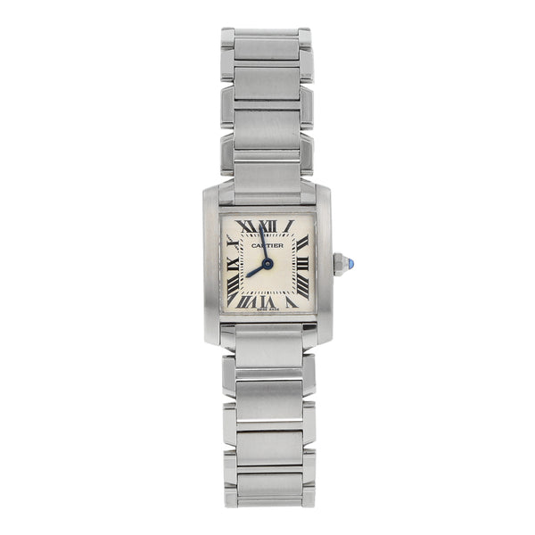 Reloj Cartier para dama modelo Tank Francaise.