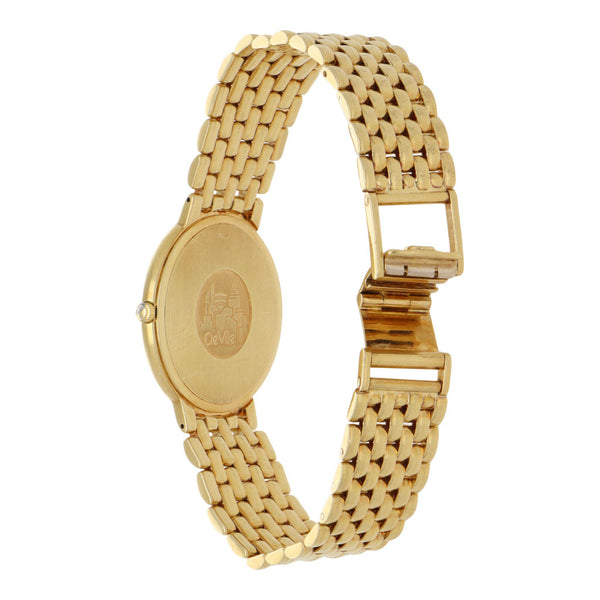 Reloj Omega para caballero modelo DeVille en oro amarillo 18 kilates.