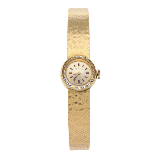 Reloj Longines para dama en oro amarillo 18 kilates.