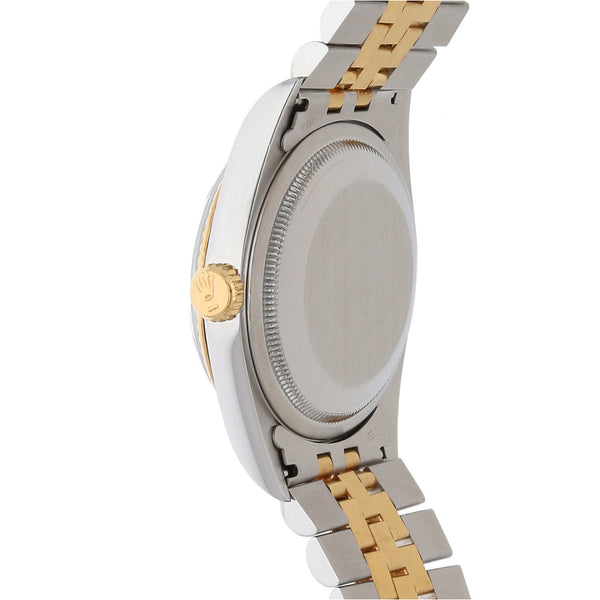 Reloj Rolex para caballero modelo Oyster Perpetual DateJust vistas en oro amarillo 18 kilates.