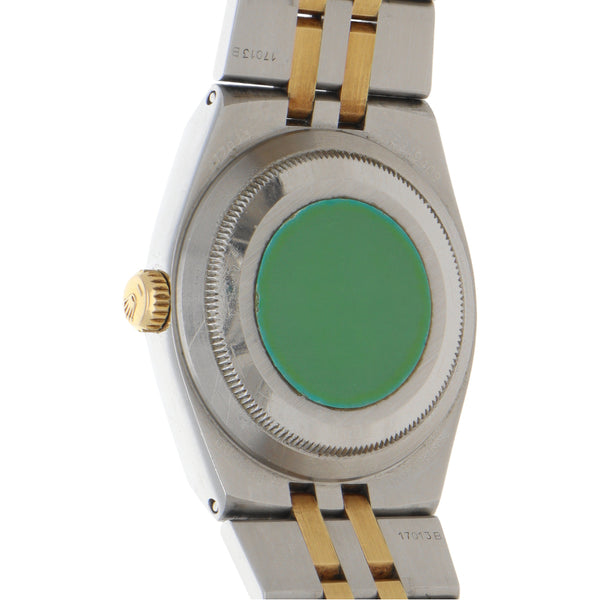 Reloj Rolex para caballero modelo Oyster Quartz DateJust vistas en oro amarillo 18 kilkates.