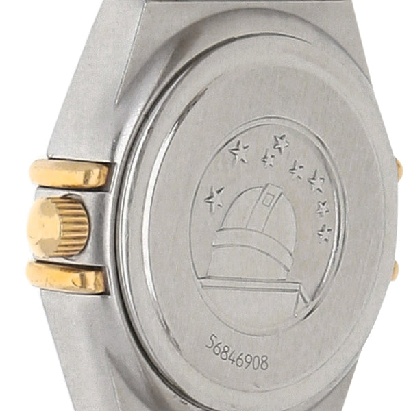 Reloj Omega para dama modelo Constellation vistas en oro amarillo 18 kilates.