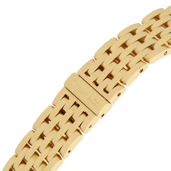 Reloj Tiffany & Co para dama modelo Atlas en oro amarillo 18 kilates.