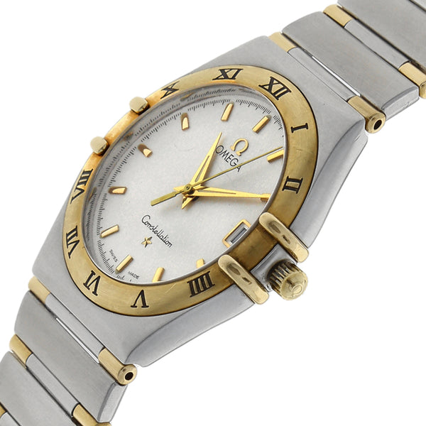 Reloj Omega para caballero modelo Constellation vistas en oro amarillo 18 kilates.