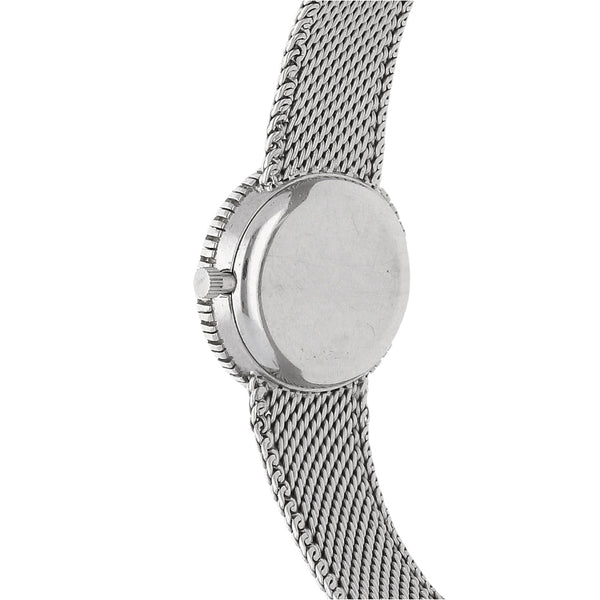 Reloj Omega para dama en oro blanco 18 kilates.