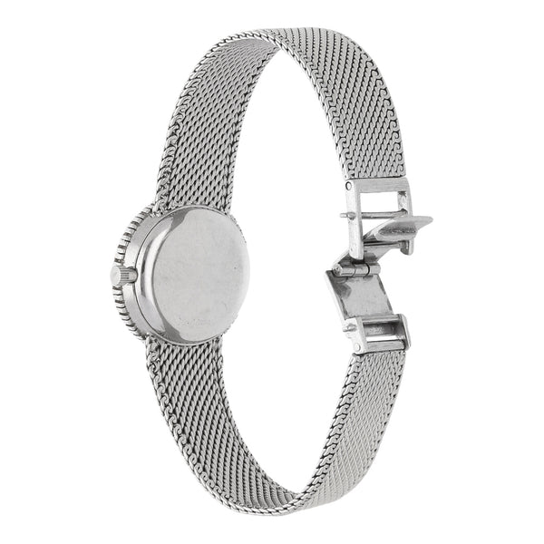 Reloj Omega para dama en oro blanco 18 kilates.