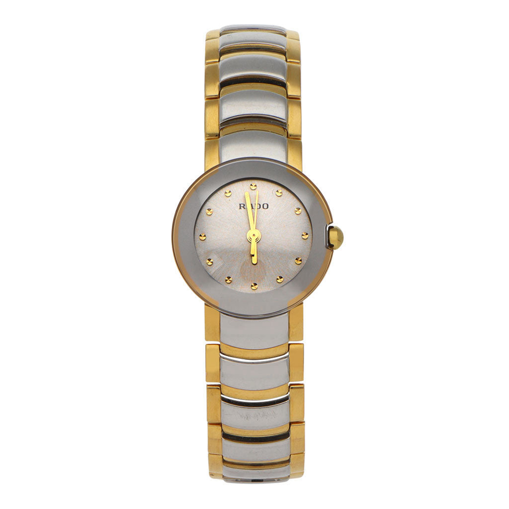Cerámica Reloj Rado Mujer Dorado Reloj Rado Centrix Automatic