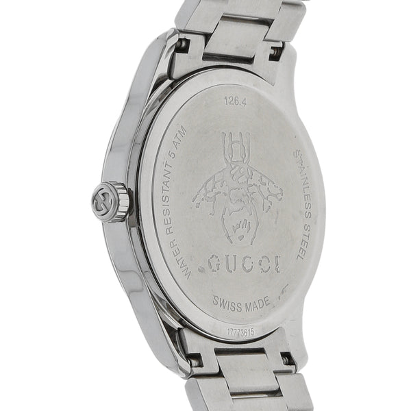 Reloj Gucci para dama/unisex en acero inoxidable.