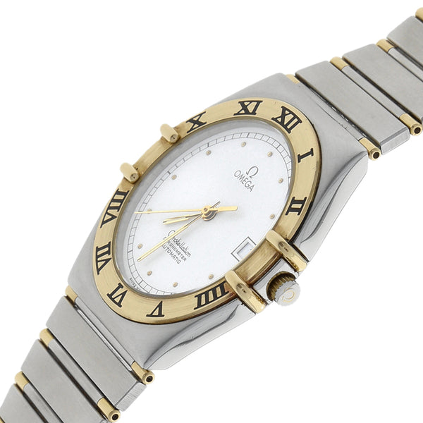 Reloj Omega para caballero modelo Constellation vistas en oro amarillo 18 kilates.