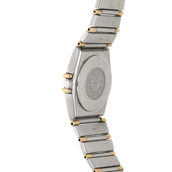 Reloj Omega para dama modelo Constellation vistas en oro amarillo 18 kilates.