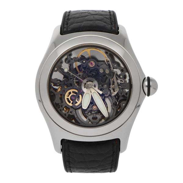 Reloj Corum para caballero modelo Bubble Skeleton.