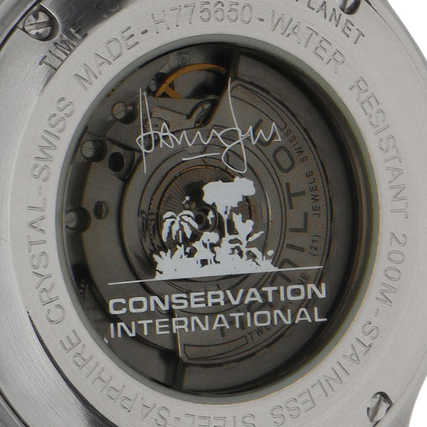 Reloj Hamilton para caballero modelo Kakhi Conservation.