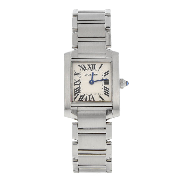 Reloj Cartier para dama modelo Tank Francaise.