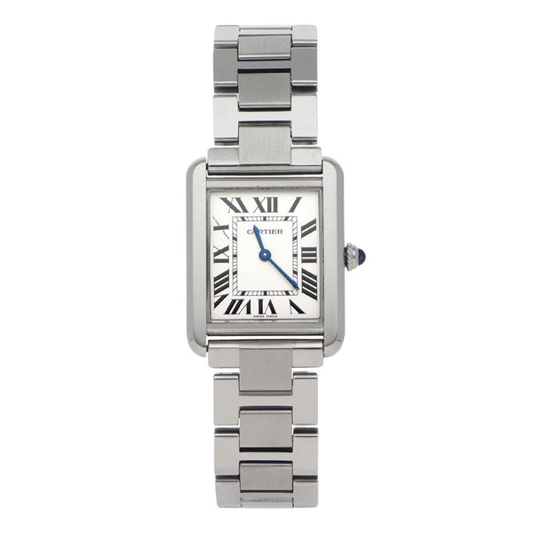 Reloj Cartier para dama modelo Tank Solo.