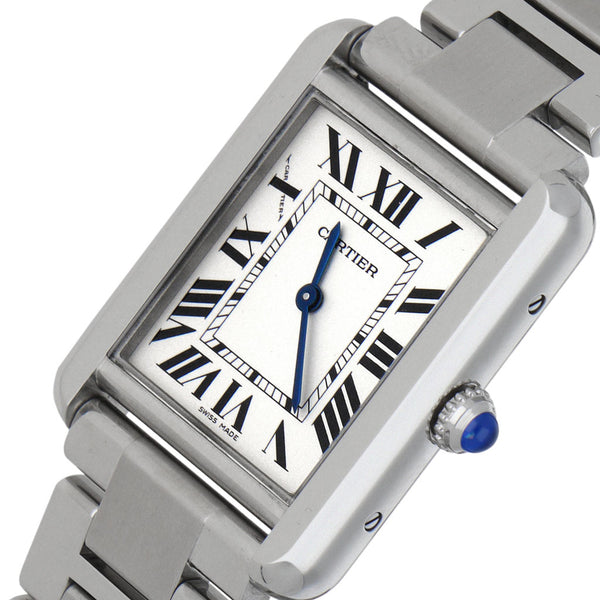 Reloj Cartier para dama modelo Tank Solo.