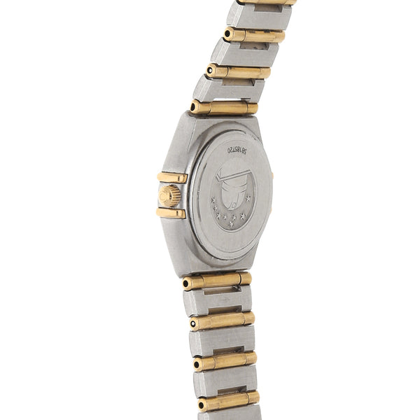 Reloj Omega para dama modelo Constellation Manhattan vistas oro amarillo 18 kilates.