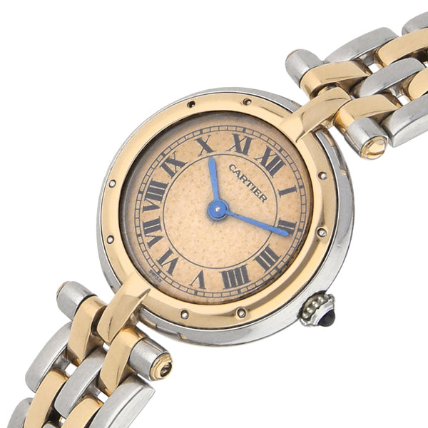 Reloj Cartier para dama modelo Panthere vistas en oro amarillo 18 kilates.