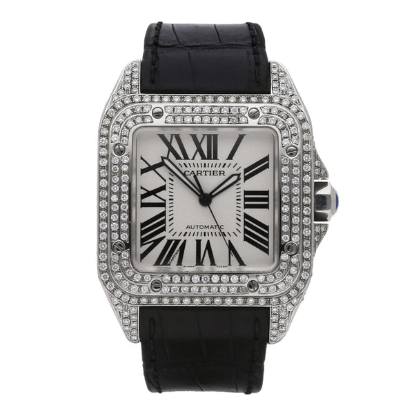 Reloj Cartier para caballero modelo Santos 100.