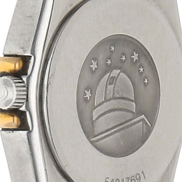 Reloj Omega para dama modelo Constellation vistas en oro amarillo 18 kilates.