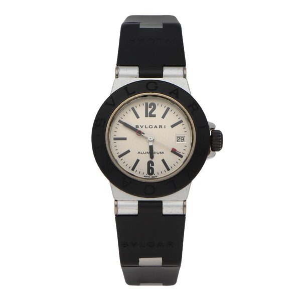 Reloj Bulgari para dama modelo Diagono Aluminium.