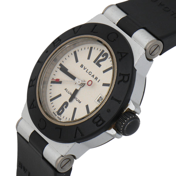 Reloj Bulgari para dama modelo Diagono Aluminium.